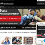 Hair Clinic Website Design