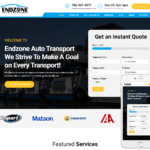 Auto Transport Website Design