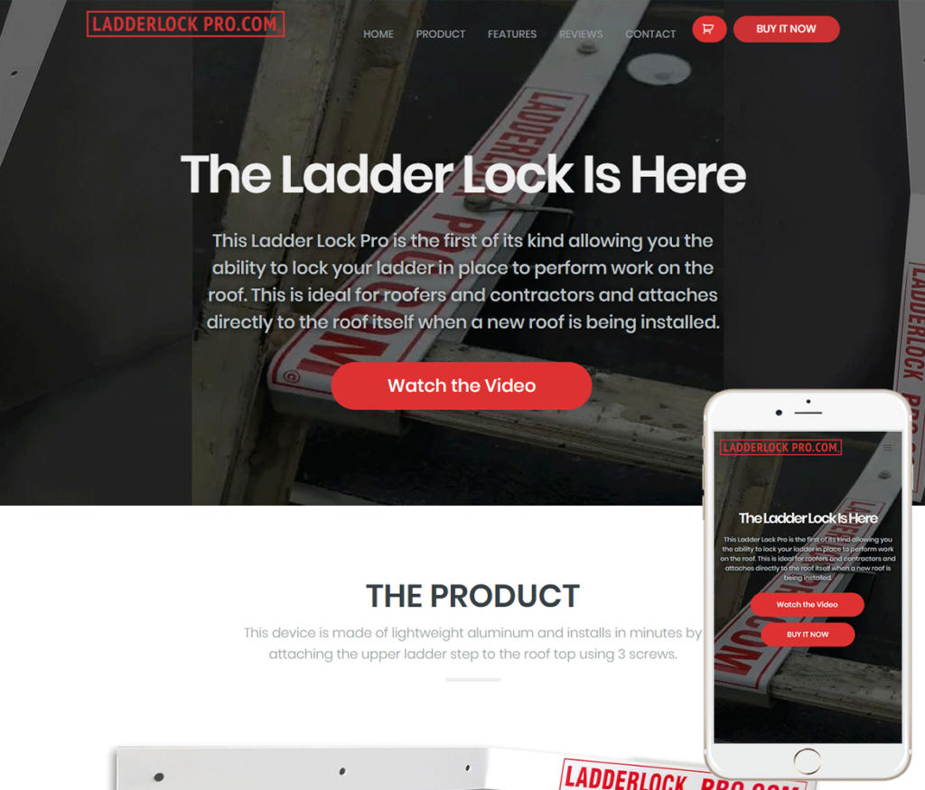 Product Landing Website Design