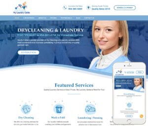Dry Cleaning Website Design