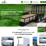 Storage Facility Website Design
