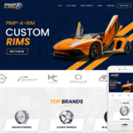 Rims Shop Website Design