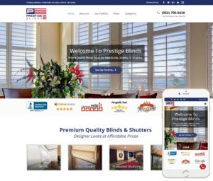 Window Treatment Website Design