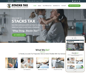 Tax Service Website Design