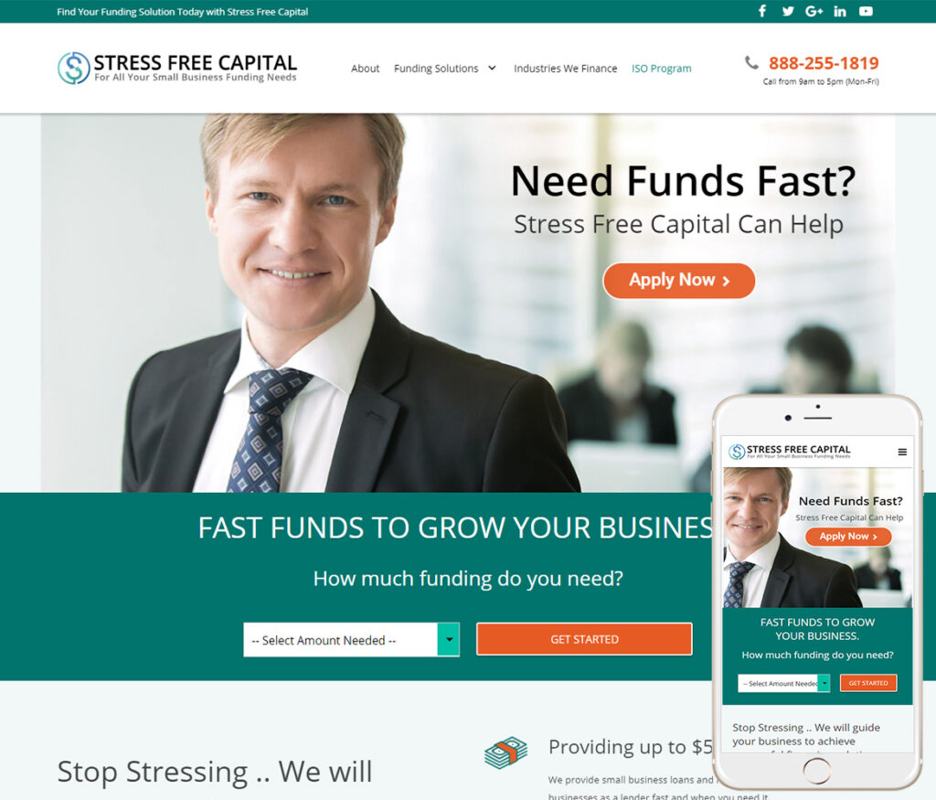 Financial Website Design