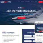 Yacht Builder Website Design