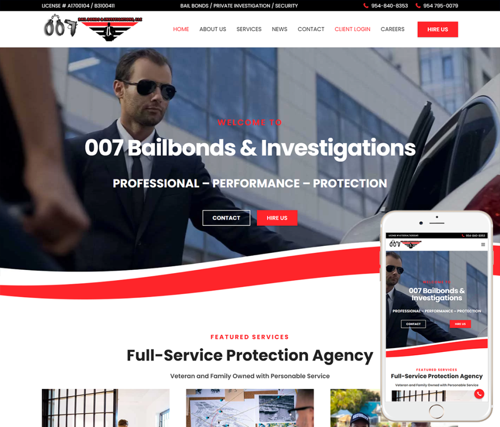 Protective Agency Website Design