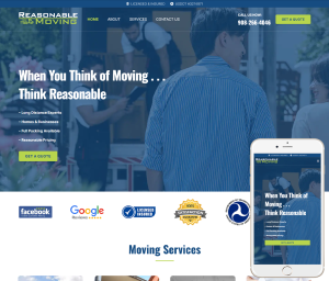 Moving Company Website Design