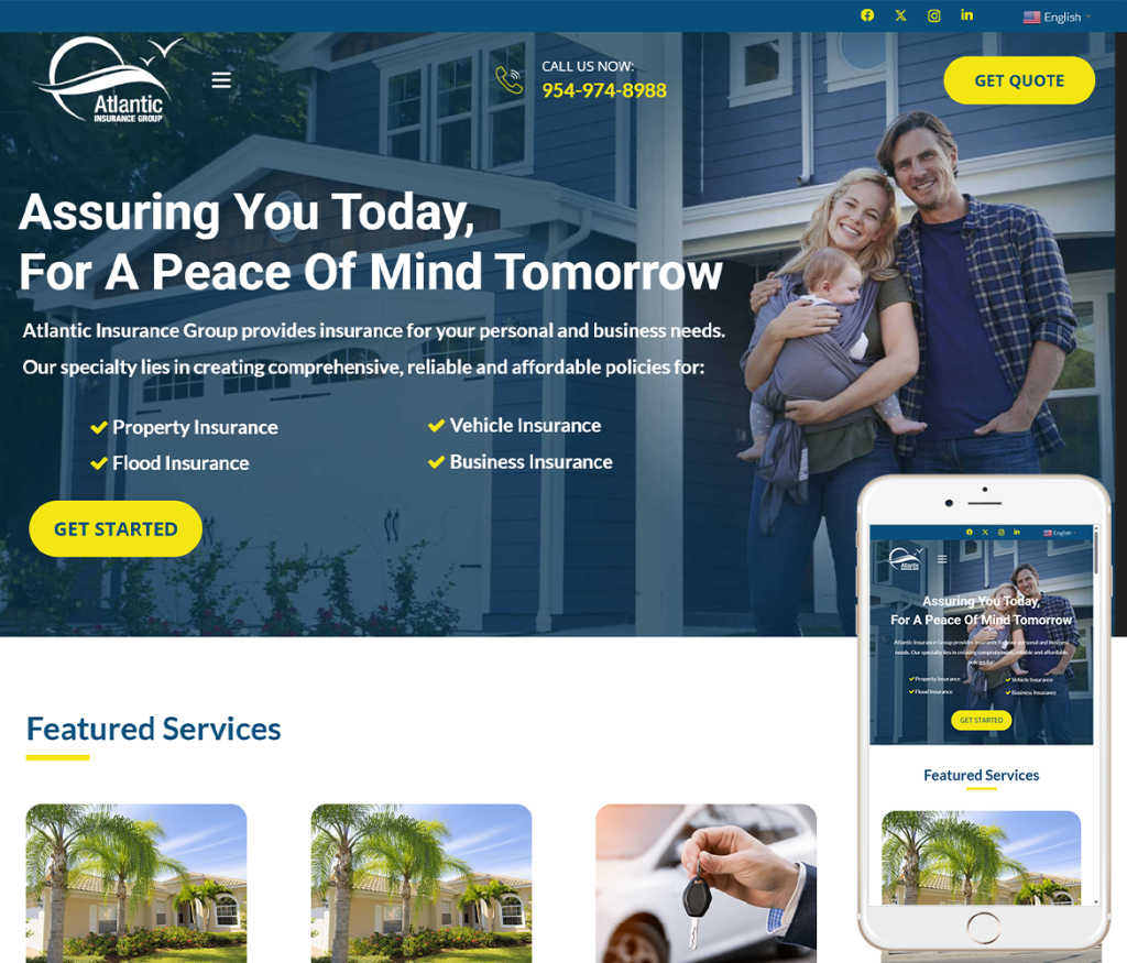 Insurance Agency Website Design