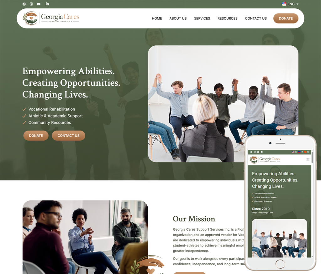 Non-Profit Website Design