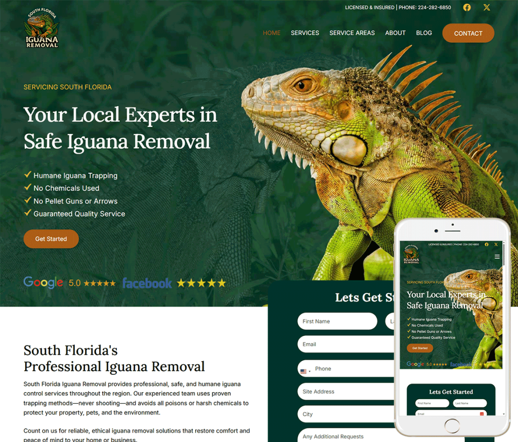 Pest Control Website Design