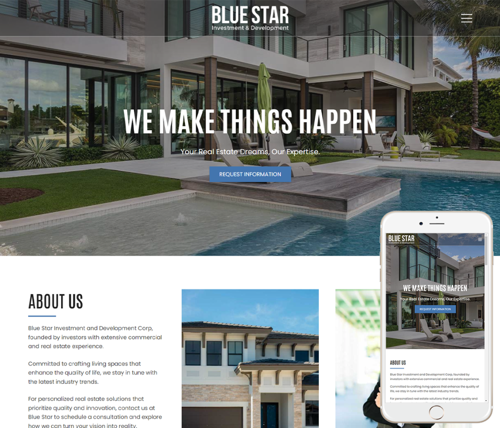 Real Estate Development Website Design
