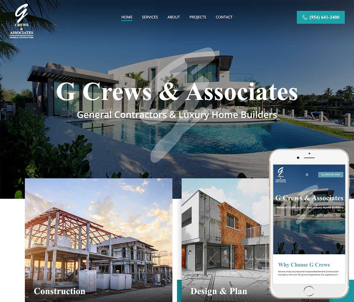 Home Builder Website Design