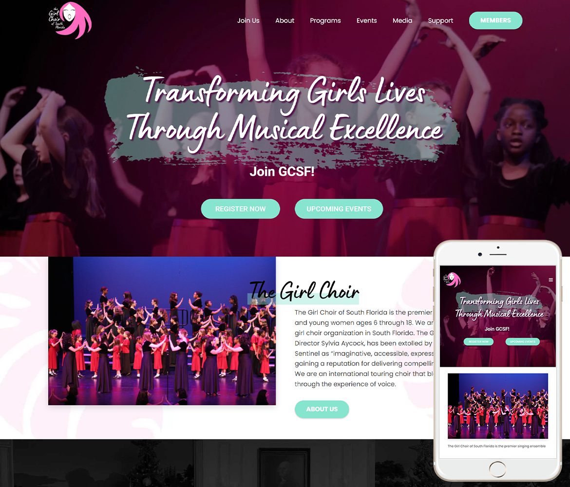 Singing Choir Website Design