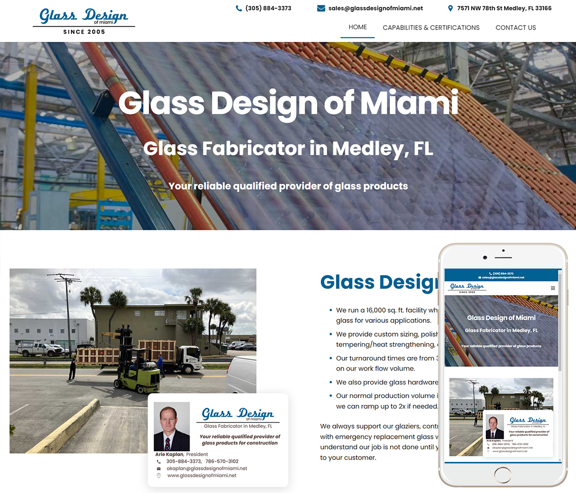 Business Portfolio Website Design