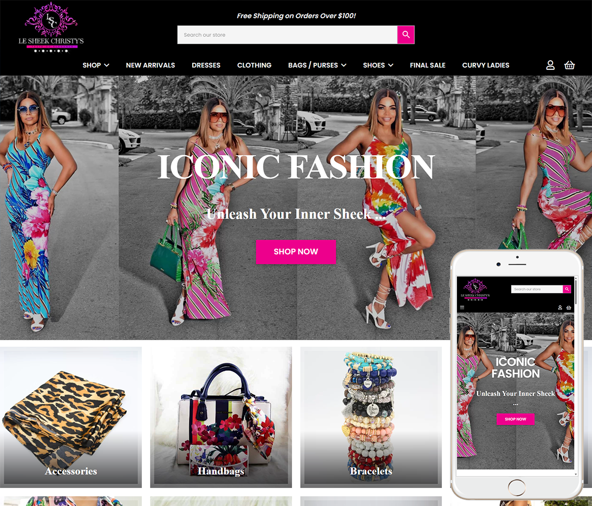Fashion Website Design